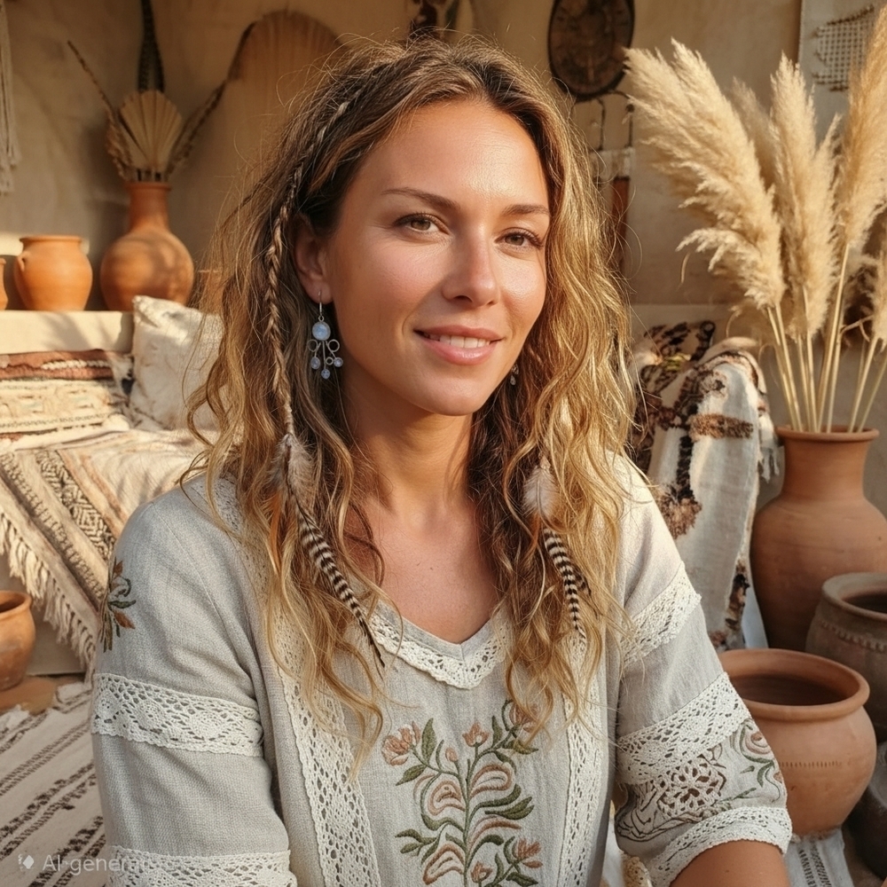 925 Sterling Silver Moonstone Dangle Earrings Artisan Boho Swirl Drop Gift 2.2" - Picture 10 of 14